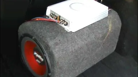 Subwoofer Sony x-plode + wzmacniacz Blaupunkt Gta 260