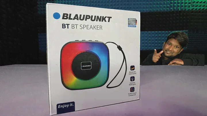 Blaupunkt BT03 RGB Bluetooth Speaker with Deep Bass,Mobile Stand | UNBOXING REVIEW SOUND TEST | ₹950