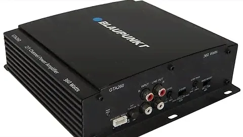 Blaupunkt gta 260 car amplifier unboxing and review by kabir