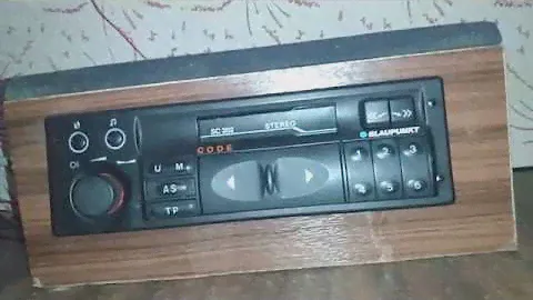 Radio Blaupunkt sc 202 jako audio na działce / #blaupunkt