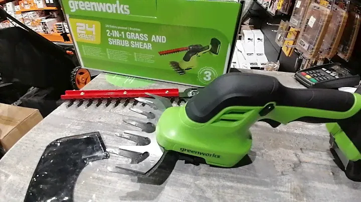 Садовые ножницы - кусторез greenworks 24v 1600507