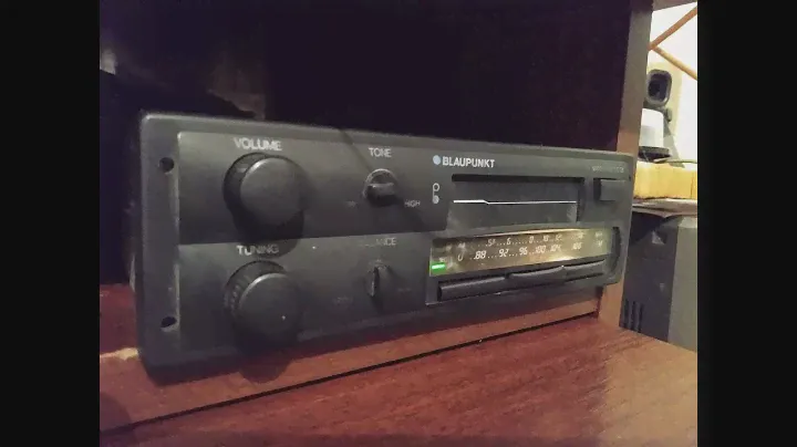 BLAUPUNKT MANNHEIM-CC21 Radio samochodowe / Old car radio cassette player test 1080p