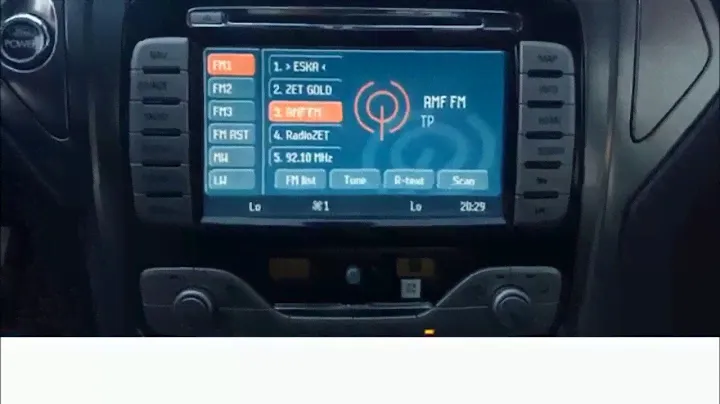 Odczyt kodu z nawigacji Ford przez OBD II