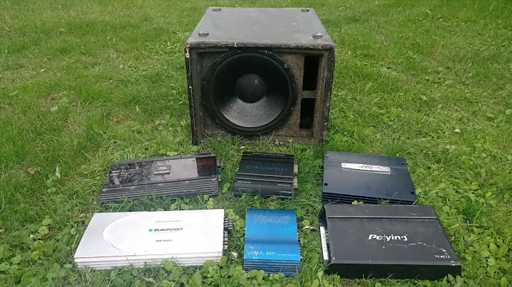 Bass test car audio : Wzmacniacz Peiying, JBL, Magnat, Crunch, JVC, Blaupunkt i subwoofer Magnat 15"