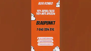 код магнитолы BLAUPUNKT TRAVELPILOT RNS149 BP1430 7 612 001 490 #разблокировка