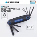 Набор ключей Blaupunkt шестигранников складной, 8 в 1