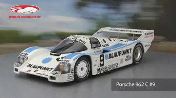 ck-modelcars-video: Porsche 962C Wollek, Ludwig 1000km Nürburgring Norev